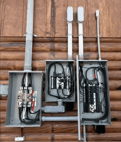 Outdoor panel after