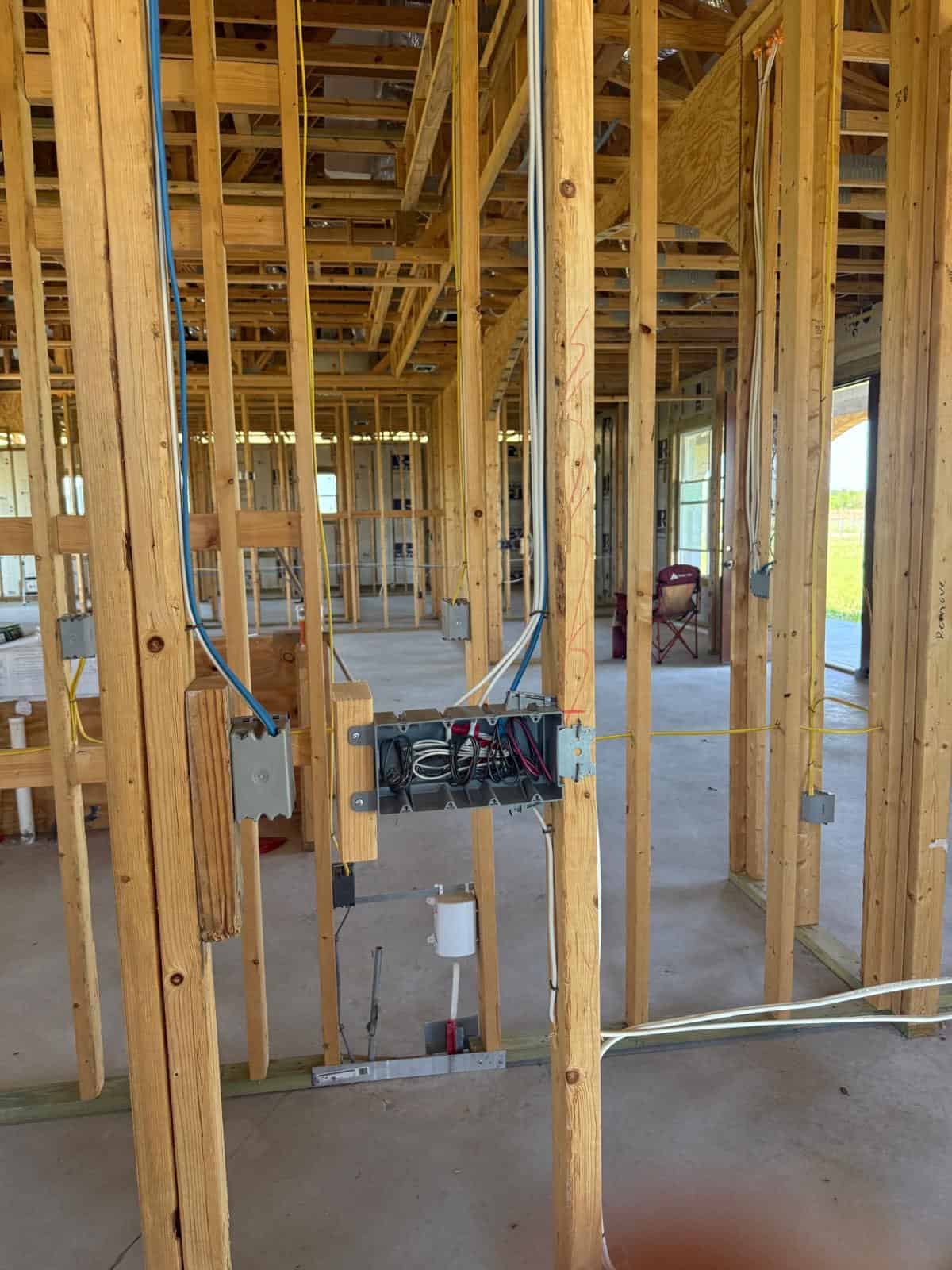 Complete electrical installation new construction Central Florida